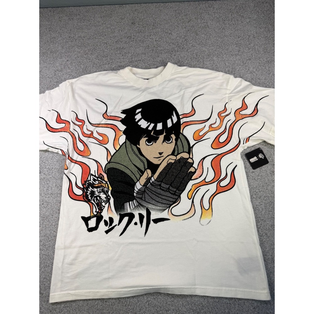 Darc Sport Naruto Shippuden Rock Lee Limited Edition 495/1000 Cream Tee Large